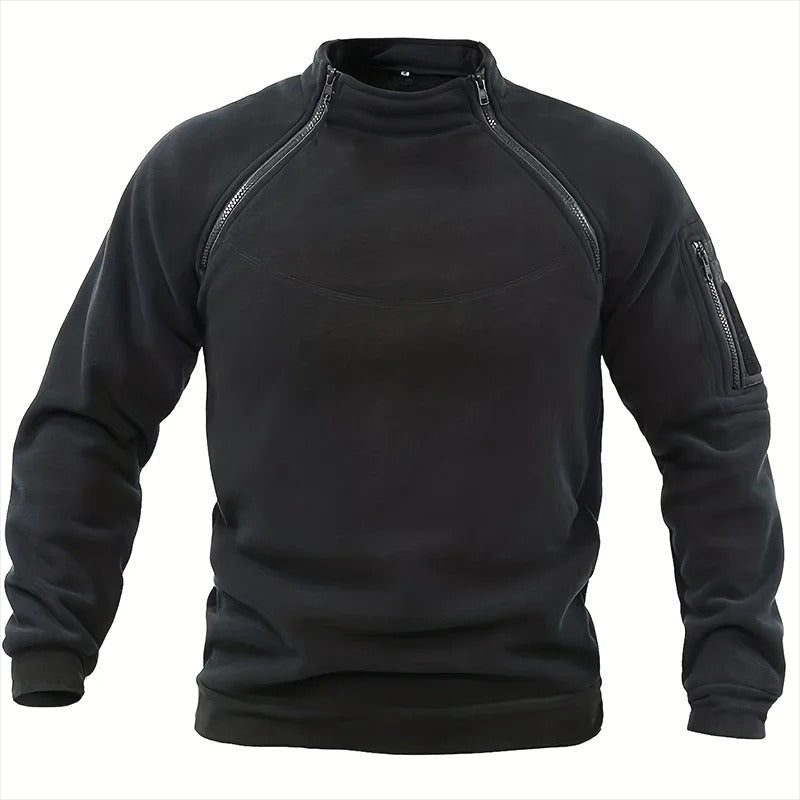 Men's Tactical Fleece Military Pullover Sweater