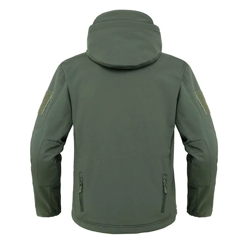 Men's Casual Stylish Windproof Hooded Soft Shell Winter Jacket